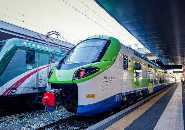 L'inaugurazione del treno Donizetti sulla tratta Milano-Luino