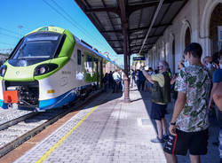 L'inaugurazione del treno Donizetti sulla tratta Milano-Luino