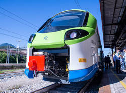 L'inaugurazione del treno Donizetti sulla tratta Milano-Luino