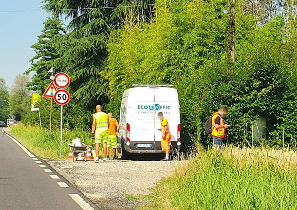 lavori impianto umido via novara legnano