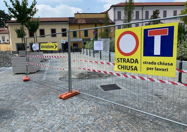 lavori piazza vittorio emanuele busto arsizio