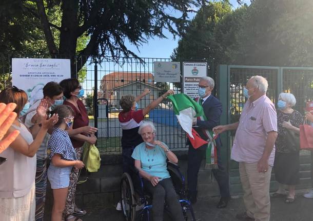 Limbiate: inaugurato il primo parco inclusivo, intitolato alla volontaria Bruna Barzaghi