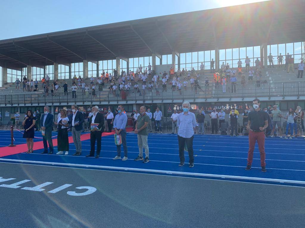 Lo stadio dell'atletica Angelo Borri di Busto Arsizio rimesso a nuovo