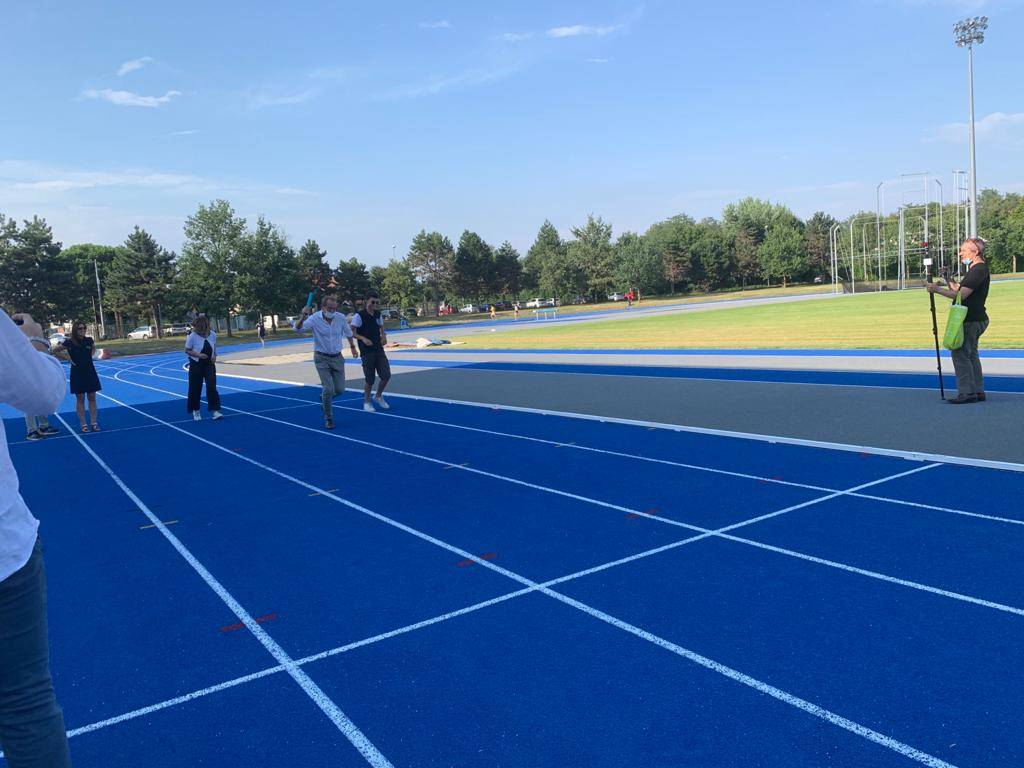 Lo stadio dell'atletica Angelo Borri di Busto Arsizio rimesso a nuovo