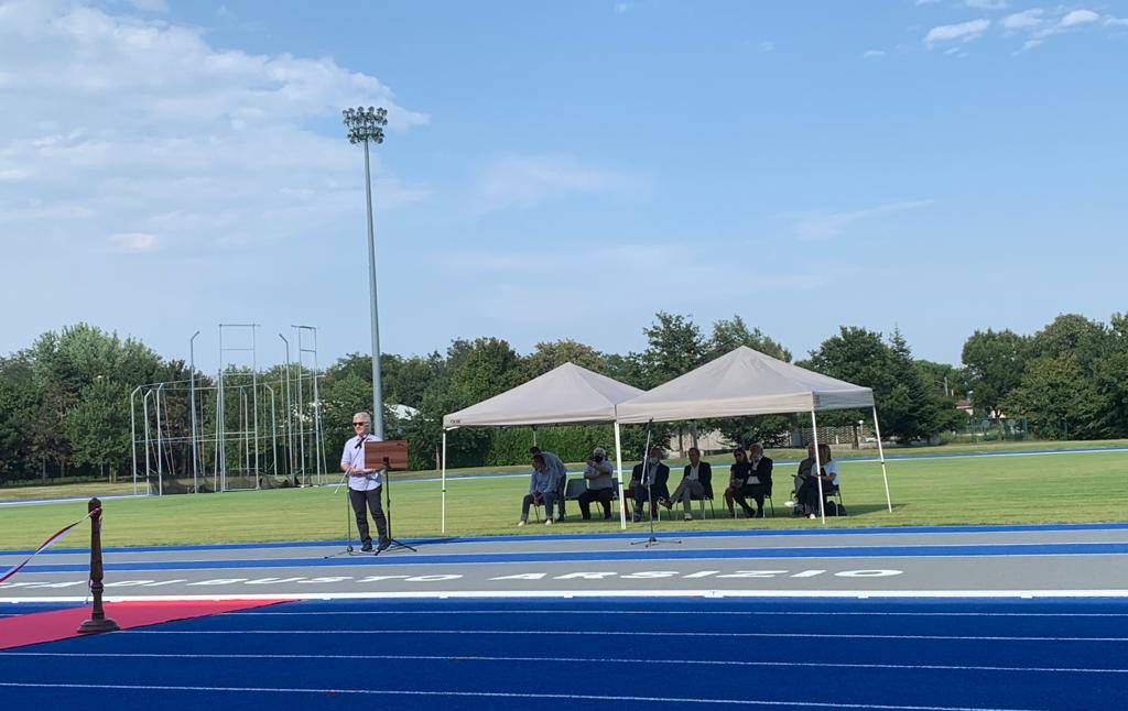 Lo stadio dell'atletica Angelo Borri di Busto Arsizio rimesso a nuovo