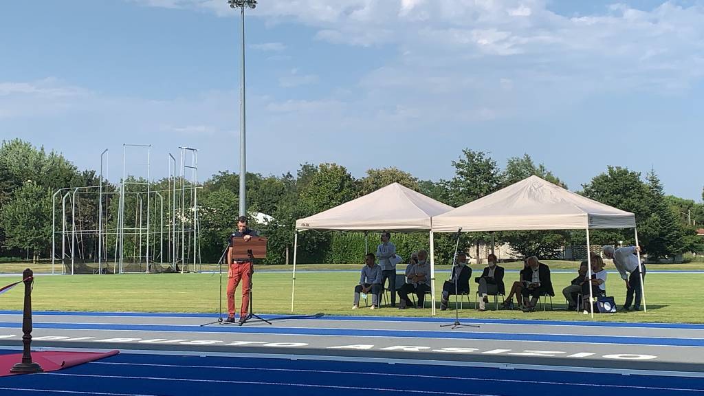 Lo stadio dell'atletica Angelo Borri di Busto Arsizio rimesso a nuovo