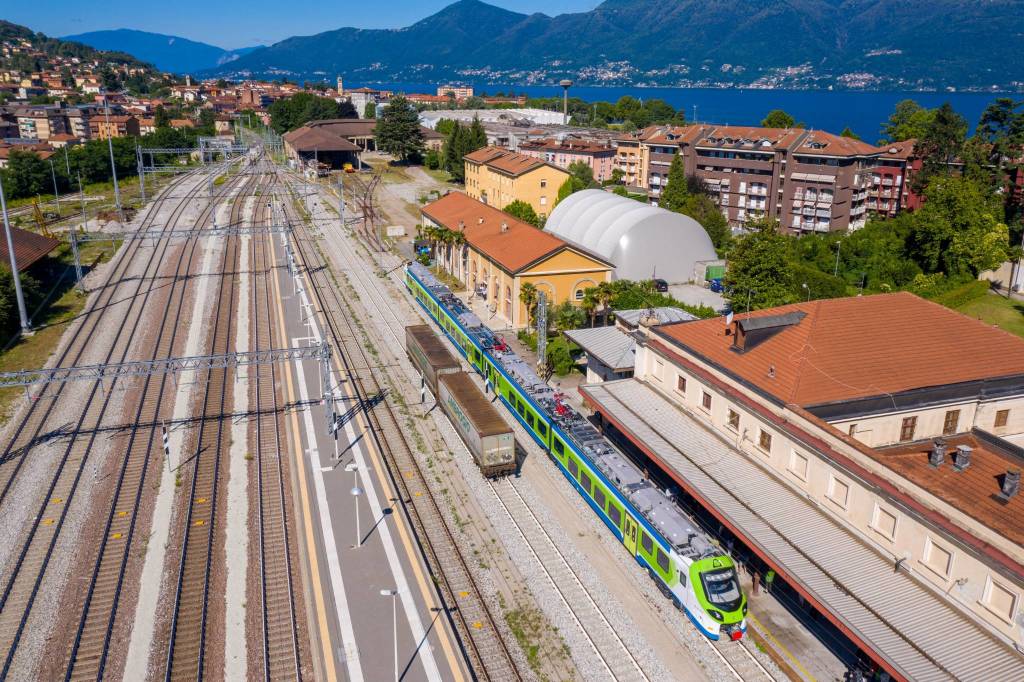 Primo viaggio del treno Donizetti