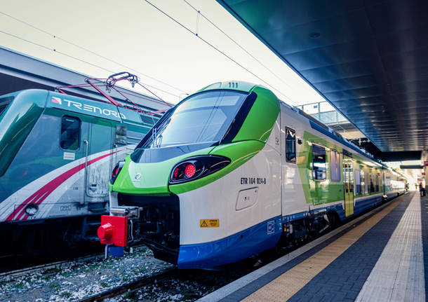 Primo viaggio del treno Donizetti