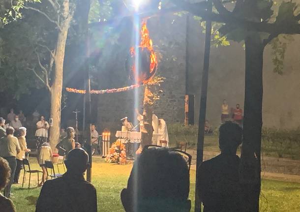 Sant’Eusebio, l’incendio del pallone rituale