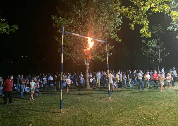 Sant’Eusebio, l’incendio del pallone rituale