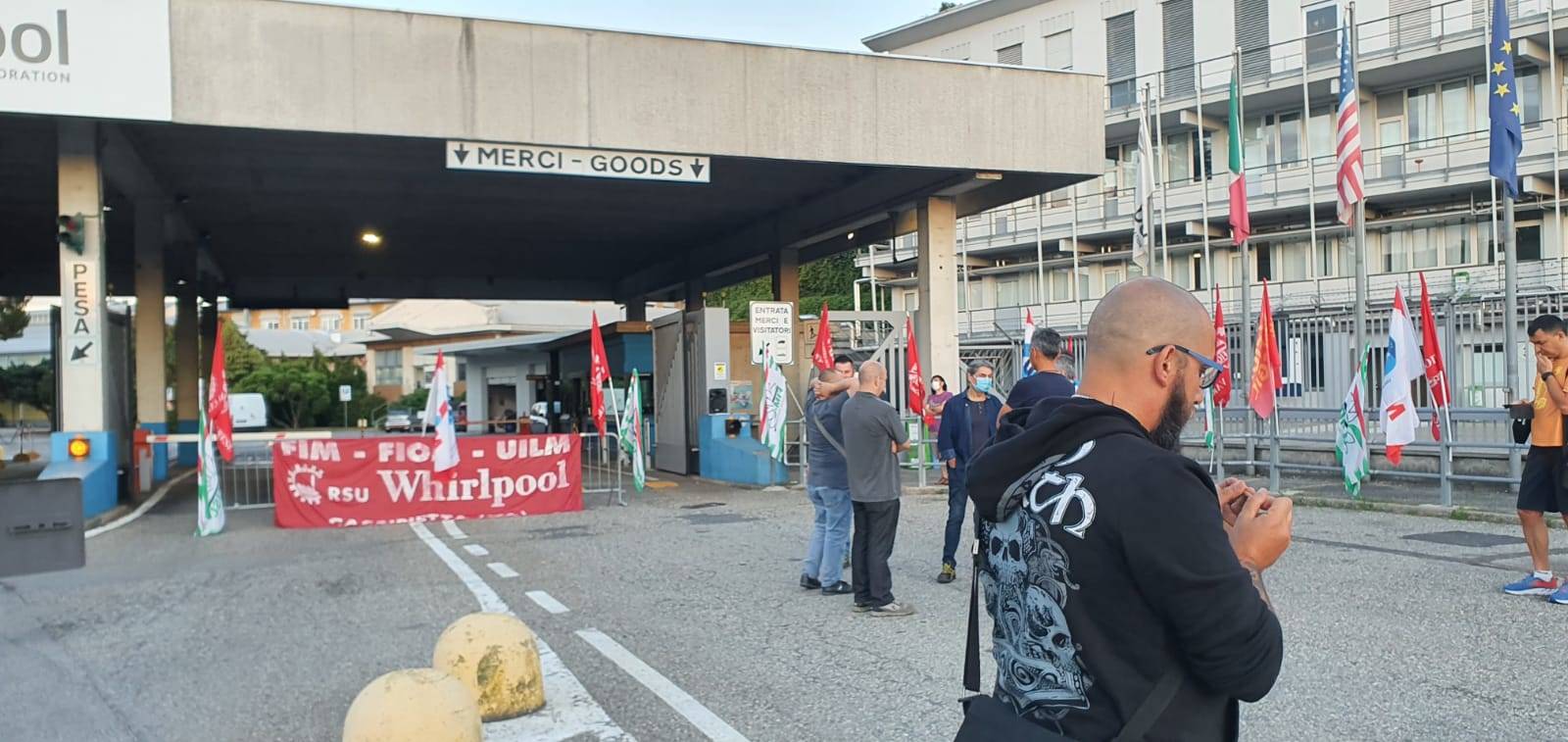 Sciopero Whirlpool luglio 2020