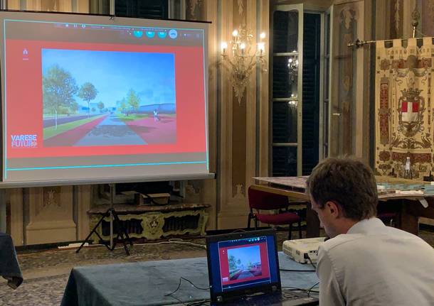 Un plastico per presentare il masterplan in consiglio comunale