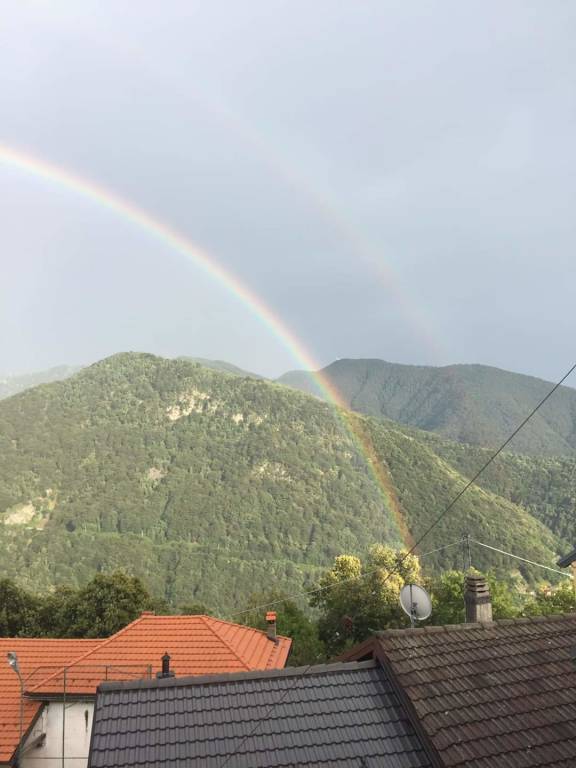Veddasca: doppio arcobaleno