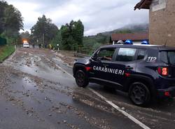 Cadegliano Viconago - Detriti sulla strada