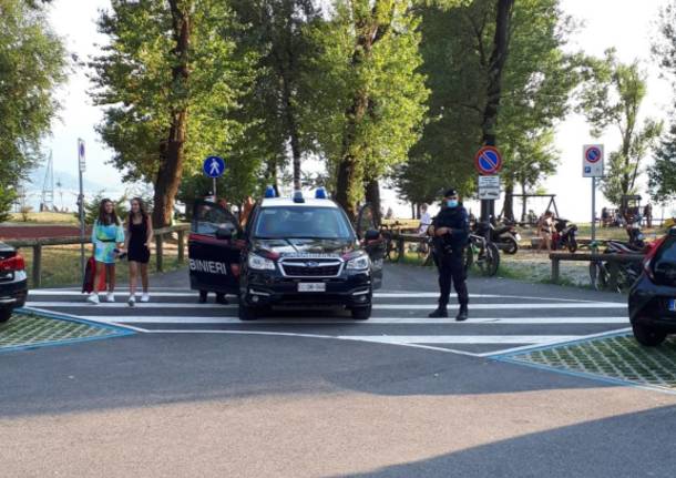 Carabinieri controllano il Lago Maggiore 