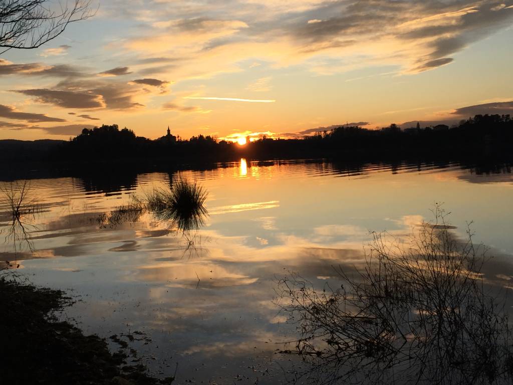 Tramonto sul Lago di Varese