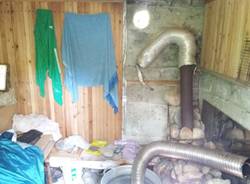 Accampamento abusivo al porticciolo di Capolago