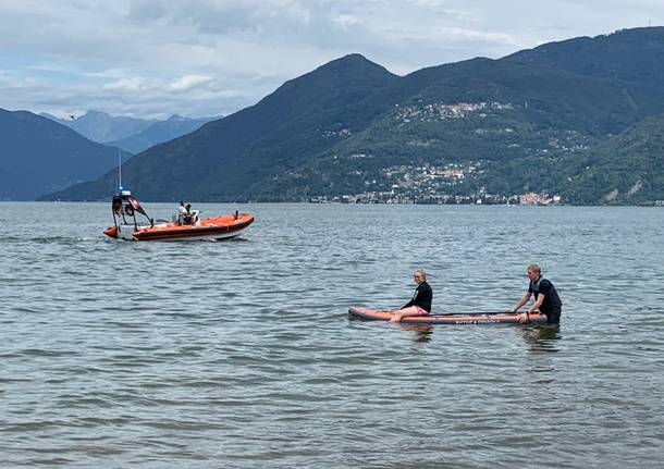 Guardia Costiera al lavoro sul Lago Maggiore