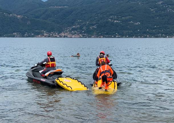 Guardia Costiera al lavoro sul Lago Maggiore