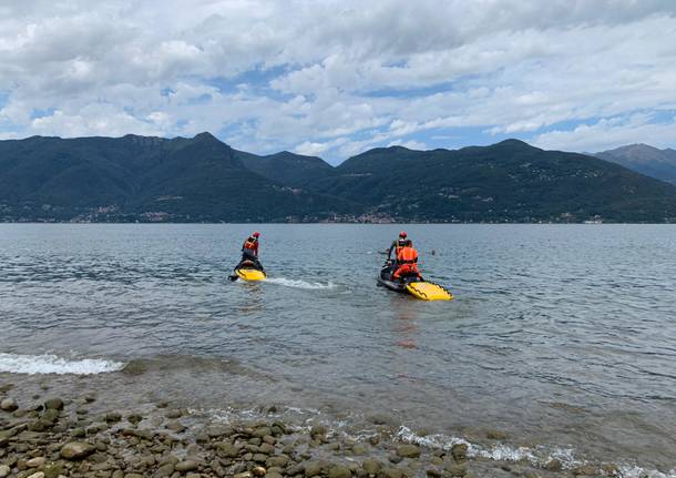 Guardia Costiera al lavoro sul Lago Maggiore