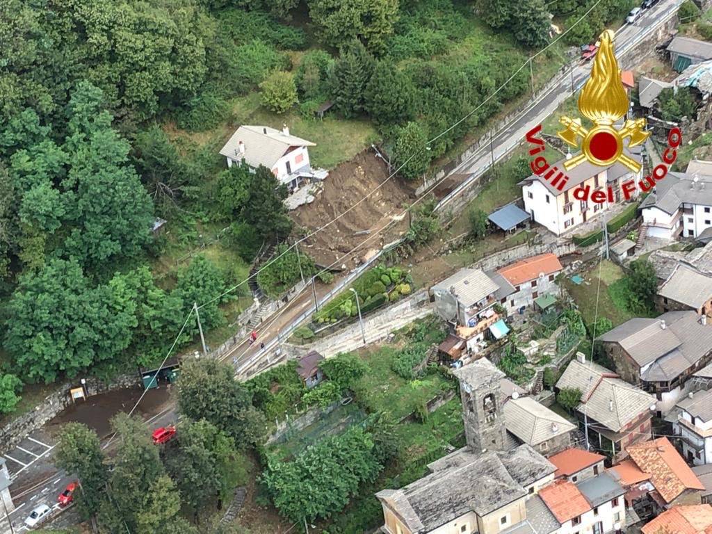 Maccagno, le foto delle zone alluvionate