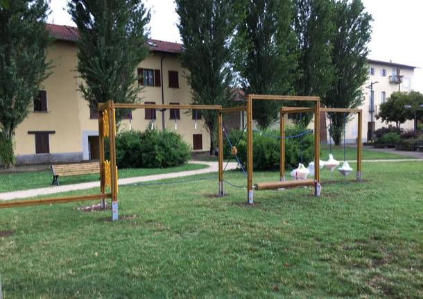 Dairago, i bimbi ridisegnano il parco di piazza Francesco della Croce