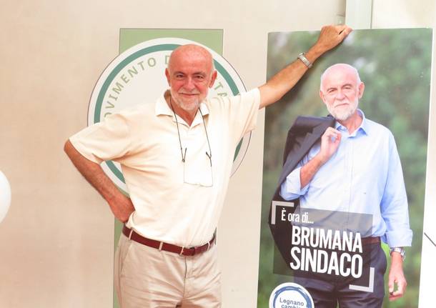 Presentazione della candidatura a sindaco di Franco Brumana