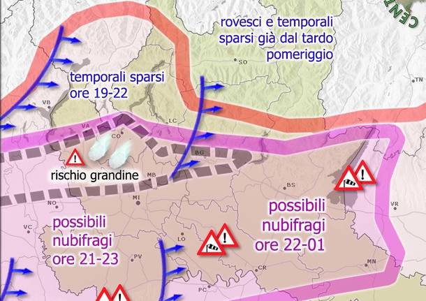 previsione meteo oggi