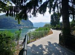 Il nuovo lungolago di Lavena Ponte Tresa