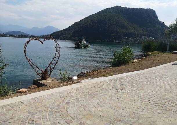 Il nuovo lungolago di Lavena Ponte Tresa