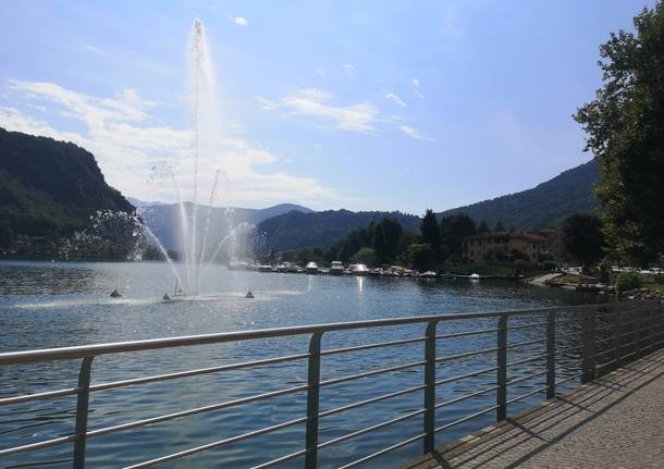 Il nuovo lungolago di Lavena Ponte Tresa