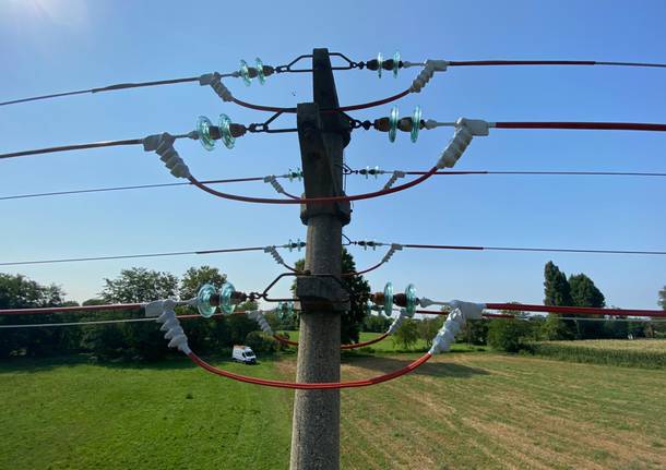 Isolata la linea elettrica Parco dei Mulini