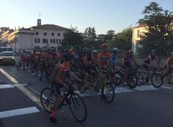 La partenza da Varese dei ciclisti verso Lourdes