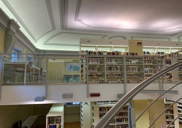 Le sale studio della biblioteca di Busto al tempo del Covid19