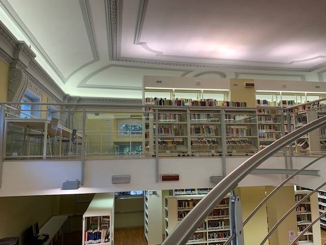 Le sale studio della biblioteca di Busto