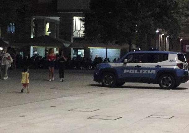 Movida a Legnano, forze dell'ordine in centro