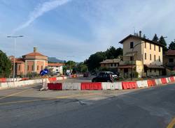 Rotonda via Gasparotto viale Europa cantiere 