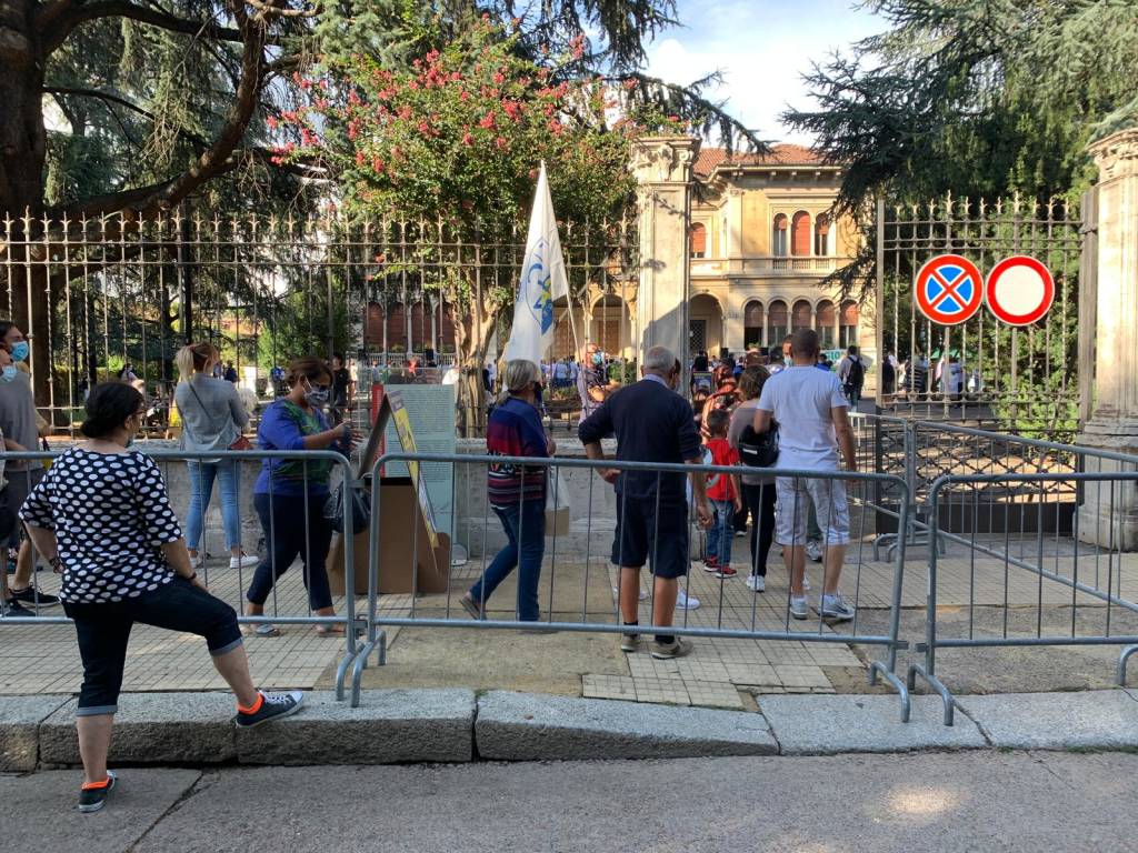 Salvini a Saronno: si riempie Villa Gianetti