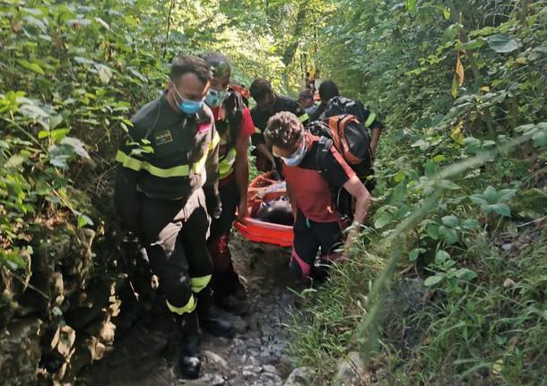 soccorso alpino cascate ferrera