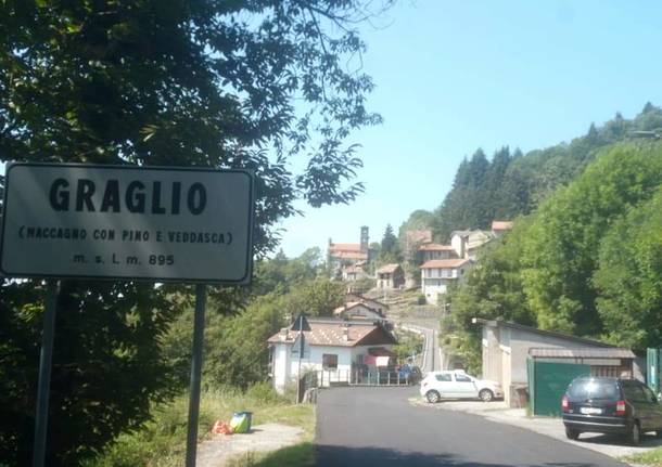 Via Arcisio Montini a Graglio