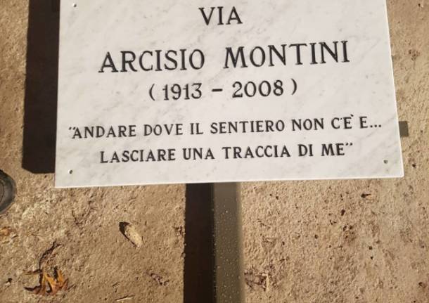 Via Arcisio Montini a Graglio