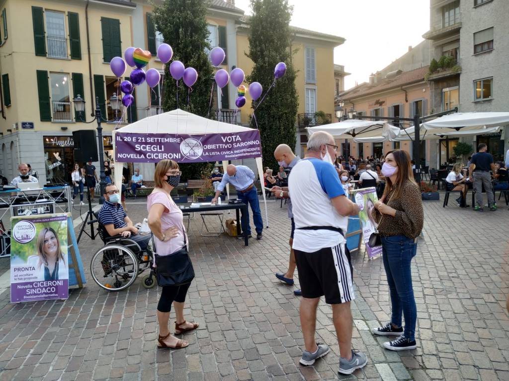 A Saronno si chiude la campagna elettorale