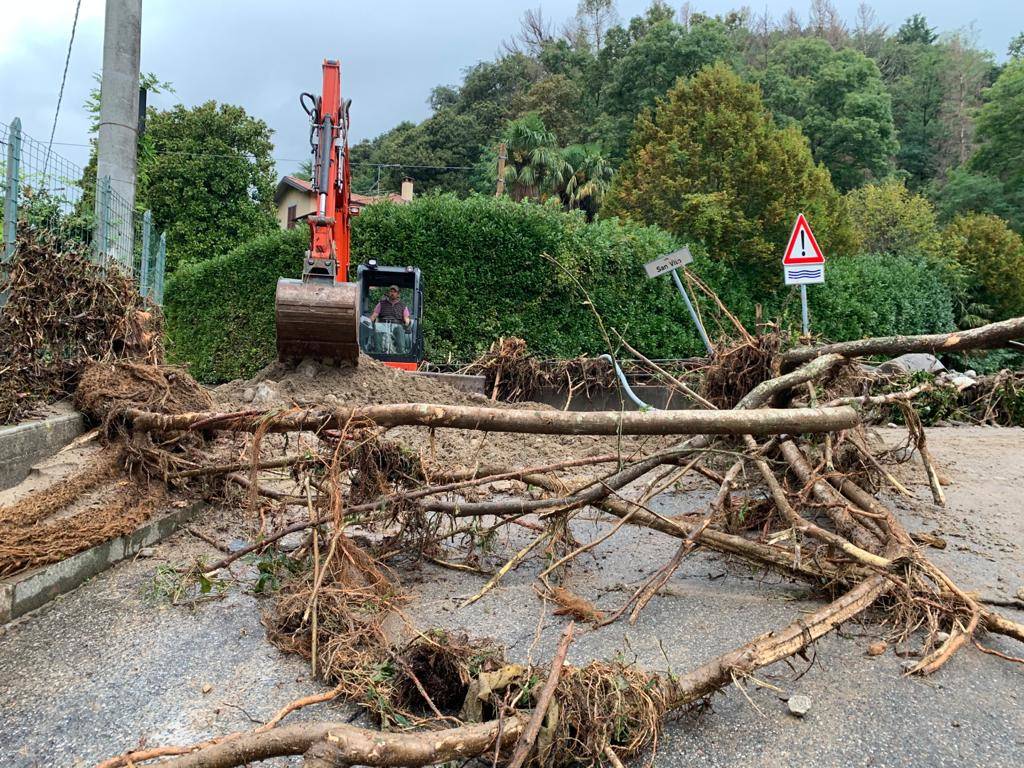 Alluvione a Luvinate, la situazione venerdì 25 settembre