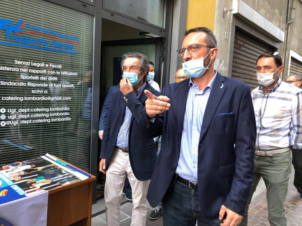 Attilio Fontana a Somma Lombardo