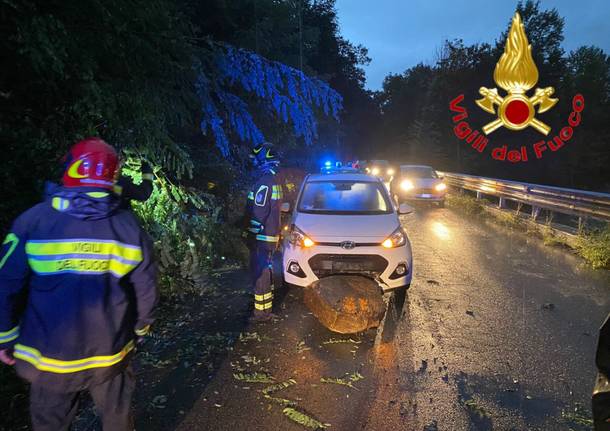 auto colpita masso montegrino