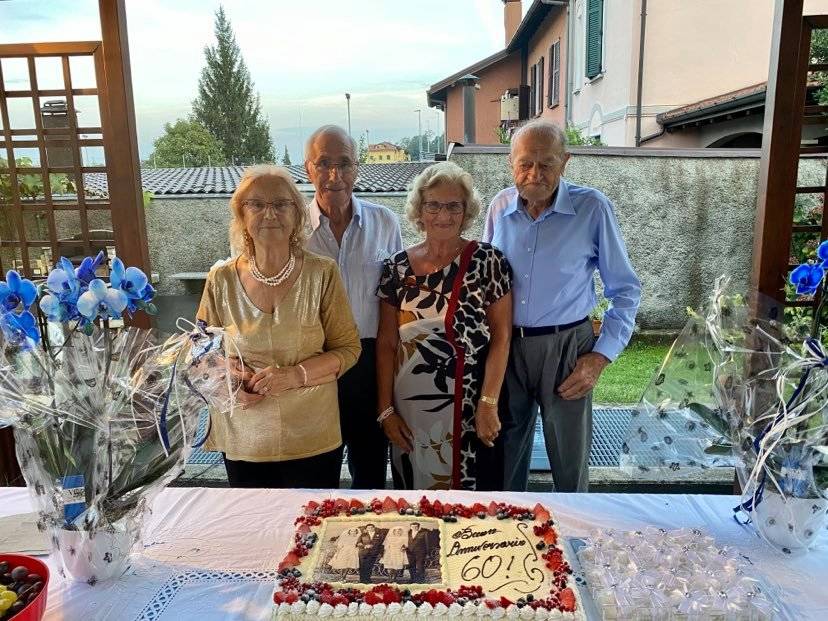 60 anni di matrimonio, doppi auguri!