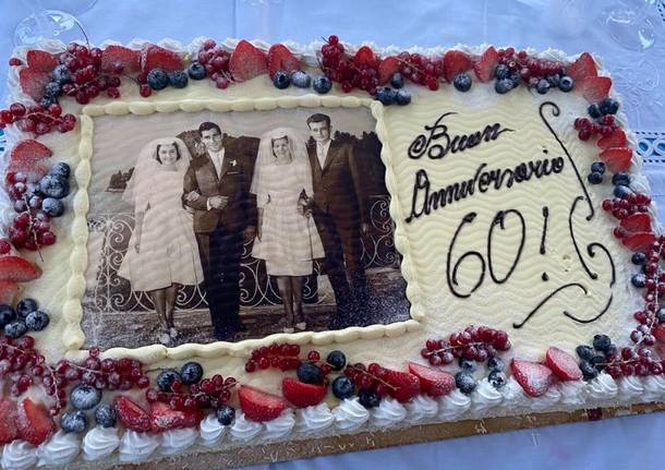 60 anni di matrimonio, doppi auguri!