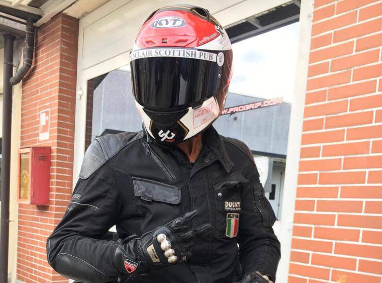 Pirozzi Tour: il grande \"ducatista\" visita il Varesotto