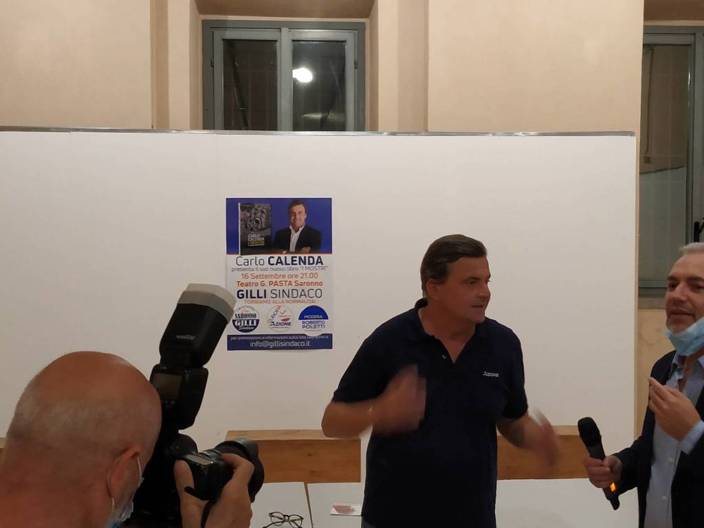 Carlo Calenda a Saronno per Pierluigi Gilli