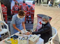 Croce Rossa in piazza per il mercatino d'autunno